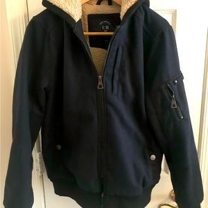 Urban Republic Navy Blue Bomber Jacket-XL Boys